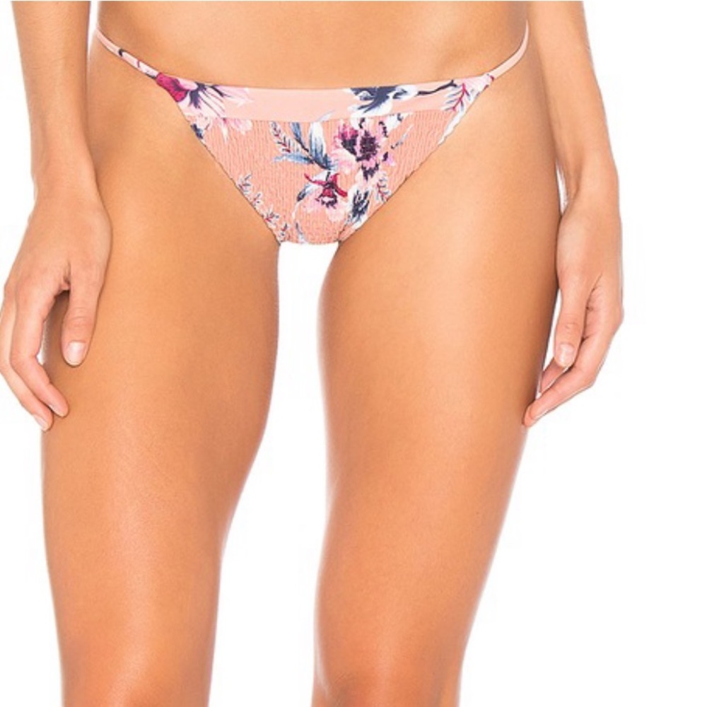 Tori Praver Lacie Bikini Bottom in Bali Sky Pink S